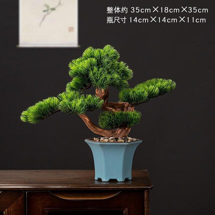 Prosperity Emblem Chinese Pine Bonsai - A Luxurious Symbol of Wealth and Abundance- Très Elite- Très Elite