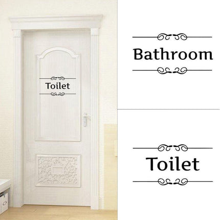 Quirky Toilet-Themed PVC Wall Decal Sticker for Bathroom Makeover - Très Elite