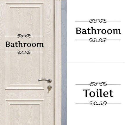 Quirky Toilet-Themed PVC Wall Decal Sticker for Bathroom Makeover - Très Elite