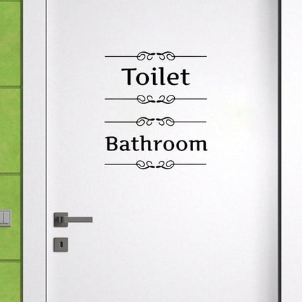 Quirky Toilet-Themed PVC Wall Decal Sticker for Bathroom Makeover - Très Elite