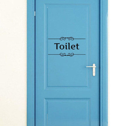 Quirky Toilet-Themed PVC Wall Decal Sticker for Bathroom Makeover - Très Elite