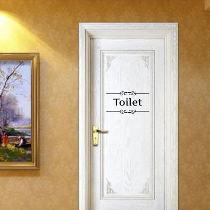 Quirky Toilet-Themed PVC Wall Decal Sticker for Bathroom Makeover - Très Elite