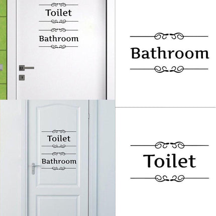 Quirky Toilet-Themed PVC Wall Decal Sticker for Bathroom Makeover - Très Elite