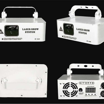 RGB 500mW Laser Light Show Projector for Dynamic DJ and Stage Effects - Très Elite