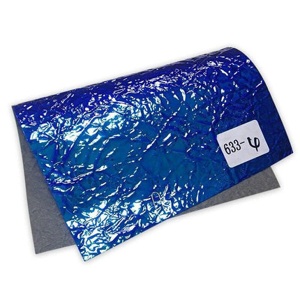 Radiant Crumpled Holographic PU Faux Leather for Creative Creations - Très Elite