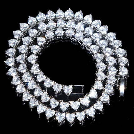 Radiant Desire CZ Diamond Tennis Necklace - Très Elite