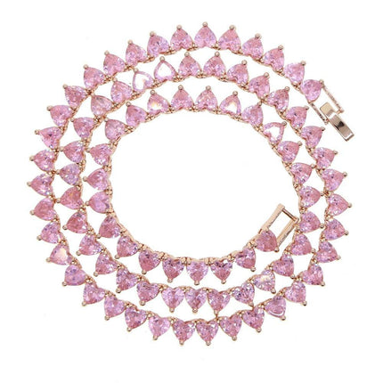 Radiant Desire CZ Diamond Tennis Necklace - Très Elite