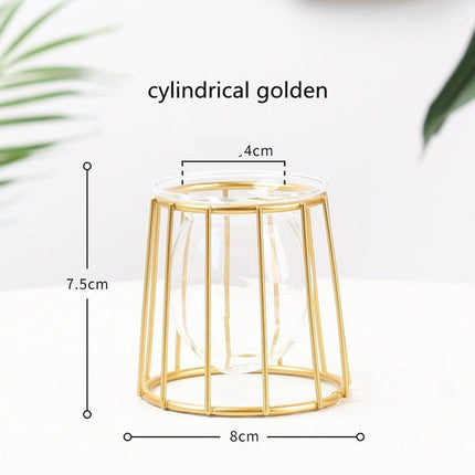 Radiant Golden Nordic Resin Sculpture - Elegant Home Decor Statement