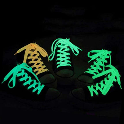 Radiant Nighttime Shoelaces - Shine Bright with Vibrant Glow