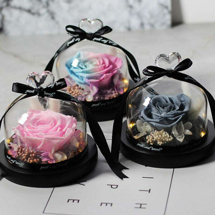 Radiant Rose Illumination Sphere: Magical Glass Orb - Très Elite