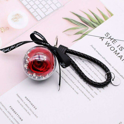 Radiant Rose Illumination Sphere: Magical Glass Orb - Très Elite