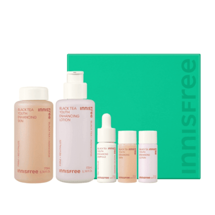 Radiant Youth Black Tea Skincare Set for Ageless Beauty - Très Elite