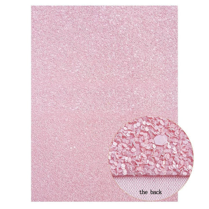 Rainbow Sparkle Faux Leather Crafting Sheets for Creative Projects - Très Elite