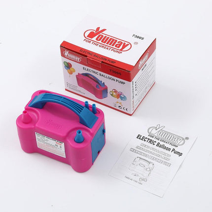 Rapid Quiet Inflate Dual Port Electric Balloon Pump for Effortless Decorating - Très Elite