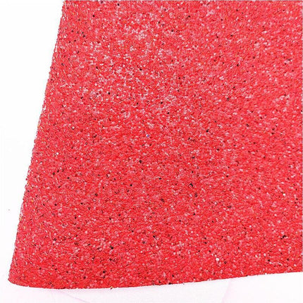 Red Sparkle Hearts & Dots DIY Jelly Leather Crafting Set - Très Elite