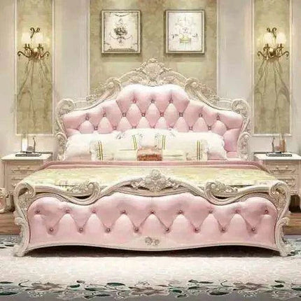 Regal Morocco Dream Leather Bed - European Opulence & Morocco Charm- Très Elite- Très Elite
