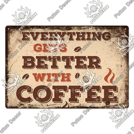 Retro Coffee Shop Metal Sign - Nostalgic Wall Art for Home Décor and Gifting. retro-coffee-shop-metal-sign-nostalgic-wall-art-for-home-decor-and-gifting Office Products›Office & School Supplies›Store Signs & Displays›Store Signs