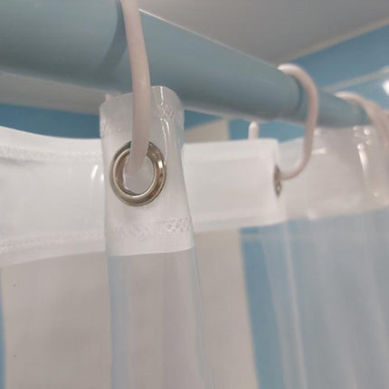 Revamp Your Shower Space with the Botanica Deluxe Clear Waterproof Shower Curtain Liner Set - Elevate Your Bathroom Aesthetics - Très Elite