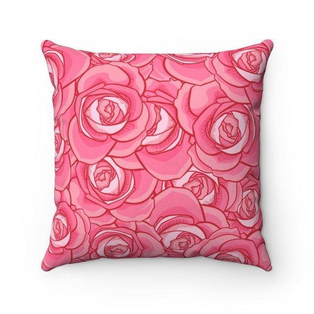 Reversible Rose Valley Decorative Pillow Cover
