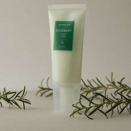 Revitalizing Rosemary Scalp Exfoliator for Luxurious Hair and Vibrant Scalp.