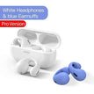white + blue earmuffs