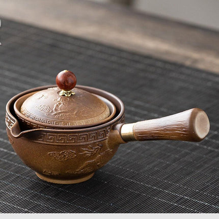 Revolutionary Lazy Kung Fu Auto-Spin Tea Set: Elevate Your Brewing Experience - Très Elite