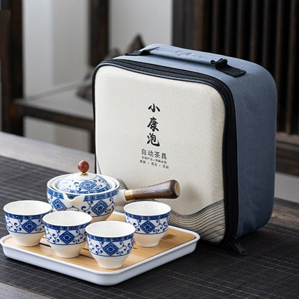 Revolutionary Lazy Kung Fu Auto-Spin Tea Set: Elevate Your Brewing Experience - Très Elite