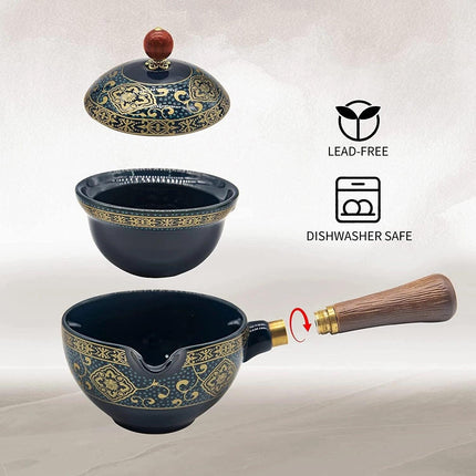 Revolutionary Lazy Kung Fu Auto-Spin Tea Set: Elevate Your Brewing Experience - Très Elite