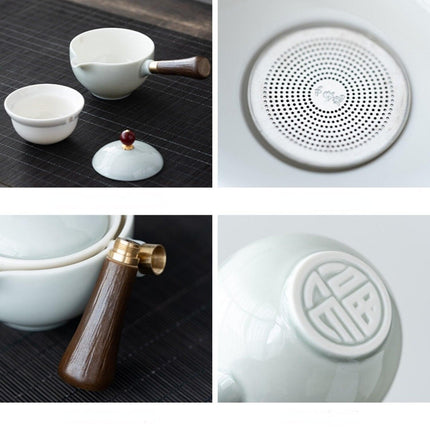 Revolutionary Lazy Kung Fu Auto-Spin Tea Set: Elevate Your Brewing Experience - Très Elite
