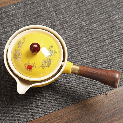 Revolutionary Lazy Kung Fu Auto-Spin Tea Set: Elevate Your Brewing Experience - Très Elite