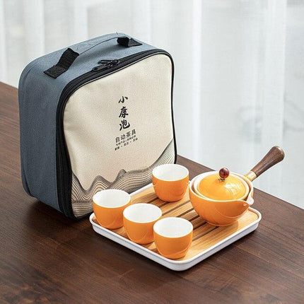 Revolutionary Lazy Kung Fu Auto-Spin Tea Set: Elevate Your Brewing Experience - Très Elite