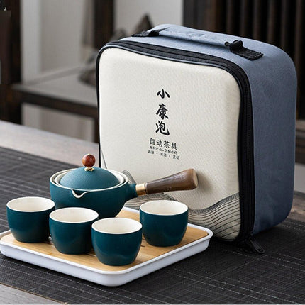 Revolutionary Lazy Kung Fu Auto-Spin Tea Set: Elevate Your Brewing Experience - Très Elite
