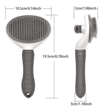 Revolutionary Self-Cleaning Pet Groomer for Dogs and Cats - Eliminate Tangles Effortlessly! - Très Elite