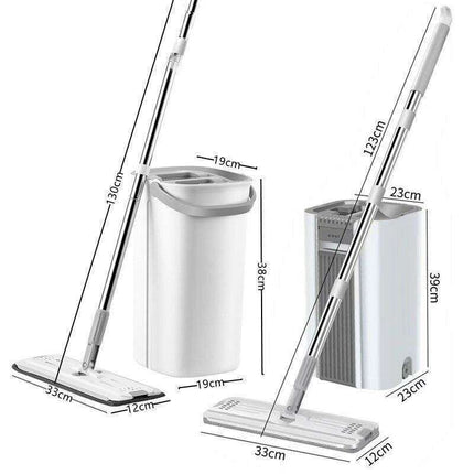 Revolutionary Self-Wringing Microfiber Mop Set - Your Ultimate Cleaning Companion