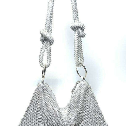 Rhinestone Radiance Underarm Clutch - Très Elite