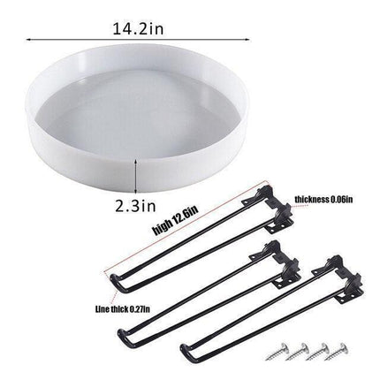 River Table Resin Crafting Mold Kit - Create Stunning Epoxy Designs - Très Elite