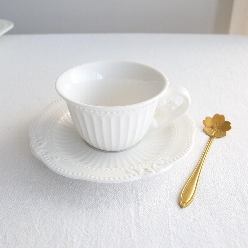 Rococo Reverie: Luxurious Porcelain Tea Set for Elegant Gatherings - Très Elite