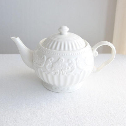 Rococo Reverie: Luxurious Porcelain Tea Set for Elegant Gatherings