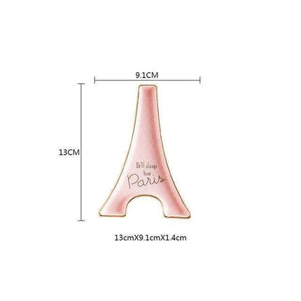 Romantic Heart-Shaped Ceramic Trinket Dish with Colorful Designs