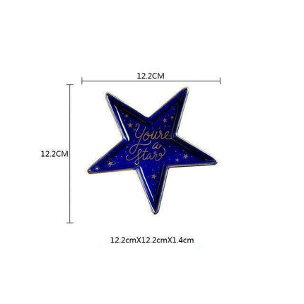 Romantic Heart-Shaped Ceramic Trinket Dish with Colorful Designs