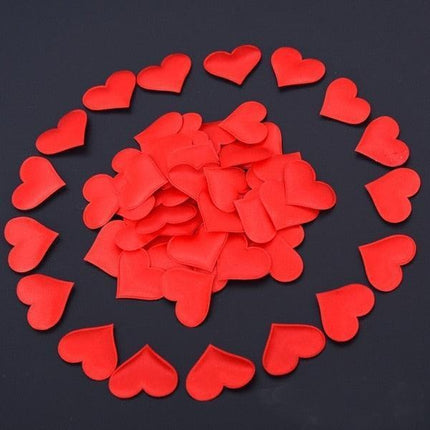 Romantic Heart-Shaped Petals for Weddings: 500pcs Bag of Timeless Elegance - Très Elite