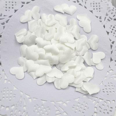 Romantic Heart-Shaped Petals for Weddings: 500pcs Bag of Timeless Elegance - Très Elite