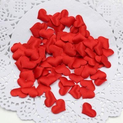 Romantic Heart-Shaped Petals for Weddings: 500pcs Bag of Timeless Elegance - Très Elite