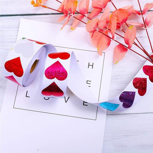 Romantic Heart Sticker Collection