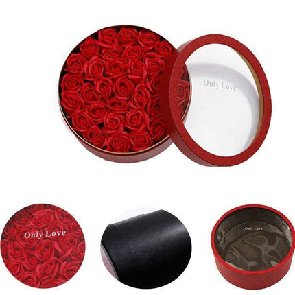 Romantic Rose Soap Flower Heart Box: A Lasting Expression of Love - Très Elite