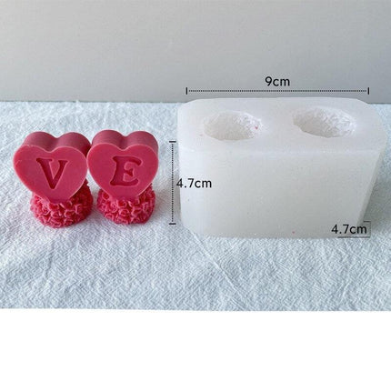 Rose Blossom Candle Craft Silicone Mold for Elegant DIY Creations - Très Elite