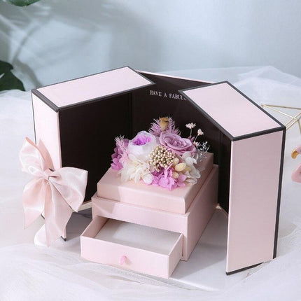 Rose Teddy Bear Delight Box - A Unique Expression of Love - Très Elite