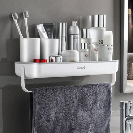 Rotating Towel and Organizer Rack - Space-Saving Solution for Kitchen and Bathroom