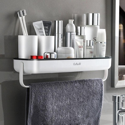Rotating Towel and Organizer Rack - Space-Saving Solution for Kitchen and Bathroom