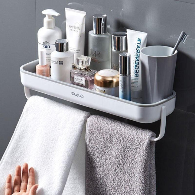 Rotating Towel and Organizer Rack - Space-Saving Solution for Kitchen and Bathroom